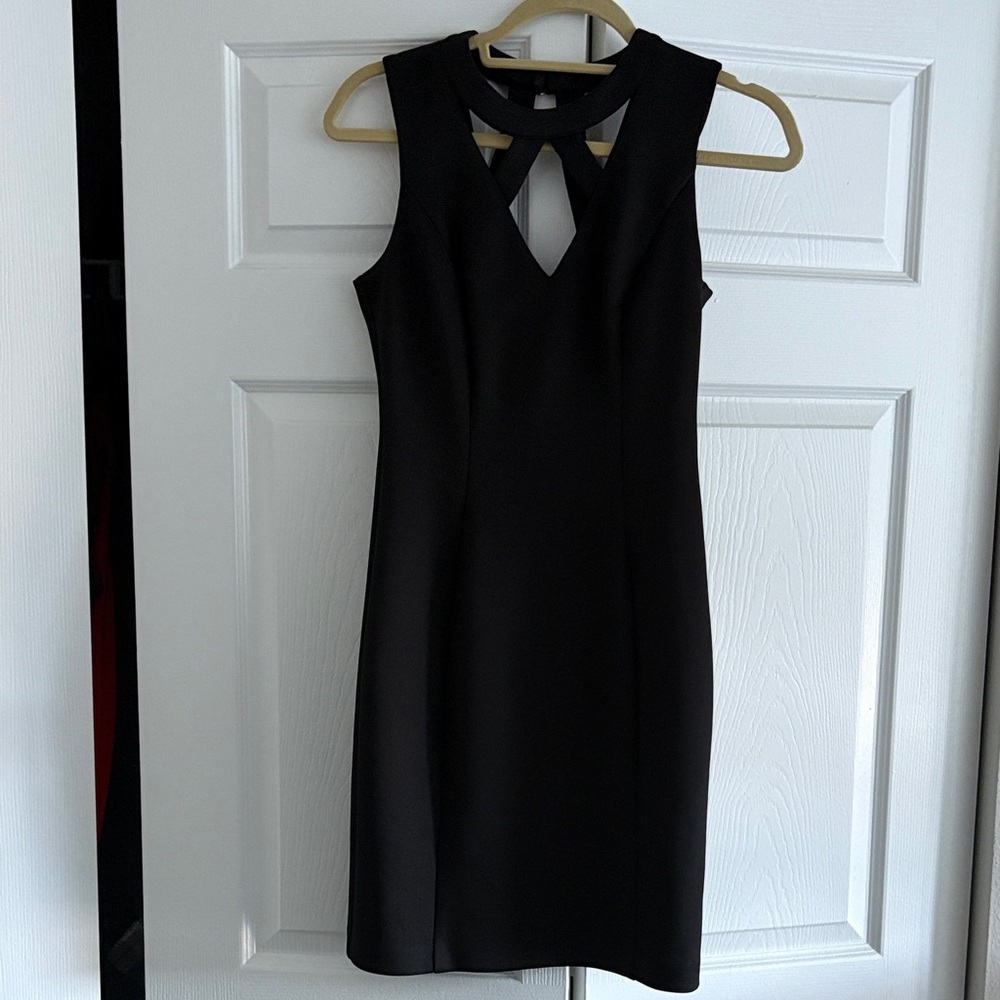 Guess Black Cutout Mini Dress
